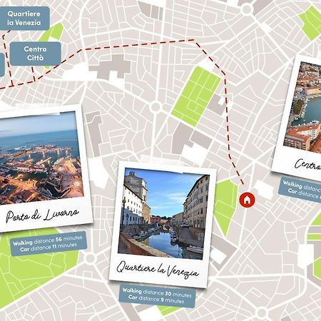 Free Parking Appartamento 5 Stelle Elegante Con Suite Livorno Exterior photo