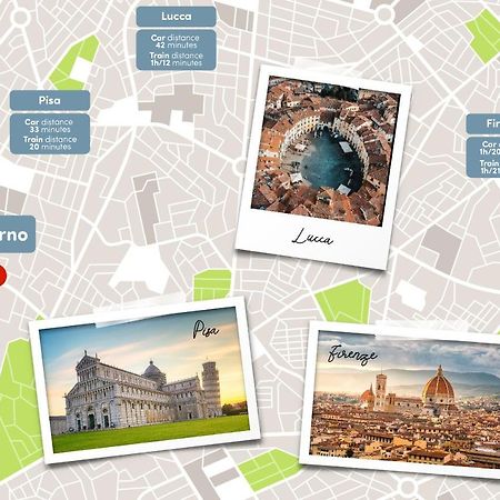 Free Parking Appartamento 5 Stelle Elegante Con Suite Livorno Exterior photo